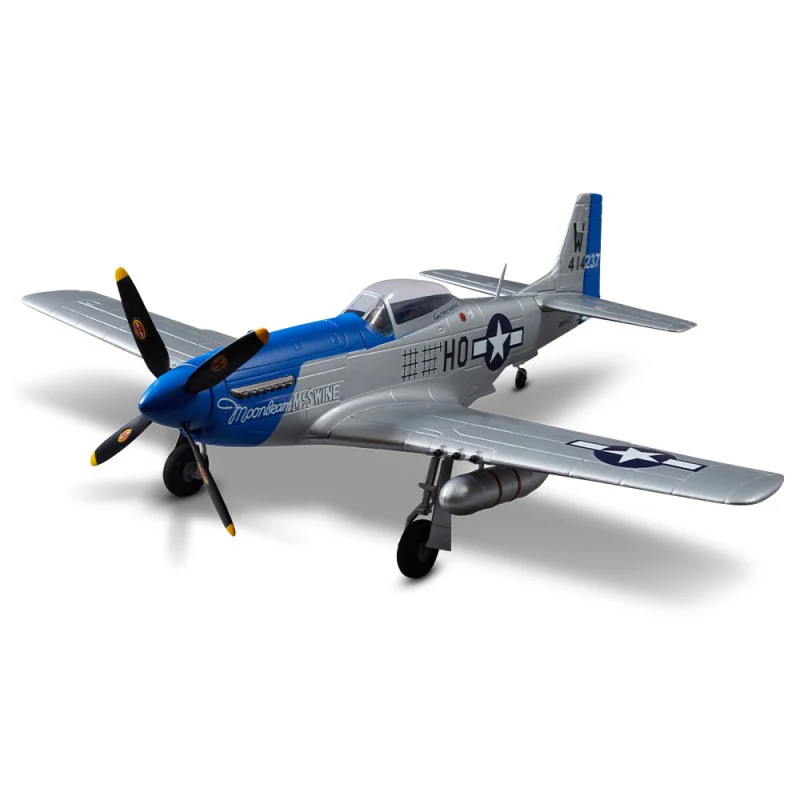 Derbee Avion Derbee 750mm P-51D Mustang Warbird PNP kit DB004PB