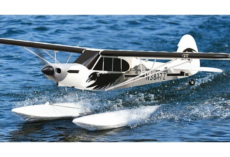 FMS Avion PA-18 Super Cub PNP kit reflex system 1700mm + Flotteur FMS110F – Image 2