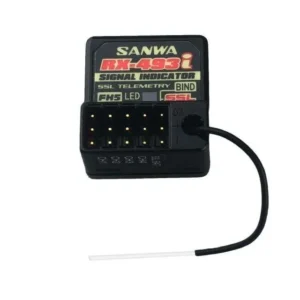 Sanwa Récepteur Sanwa RX493i 4 voies FH5 SXR Waterproof antenne externe – S.107A41376A